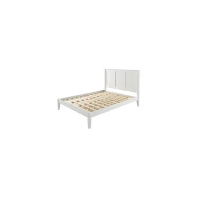 Mountain Lodge Platform Bed - Pine Wood Bed Frame, Shaker Style, Full Size, Strong Support System, Bedroom Furniture