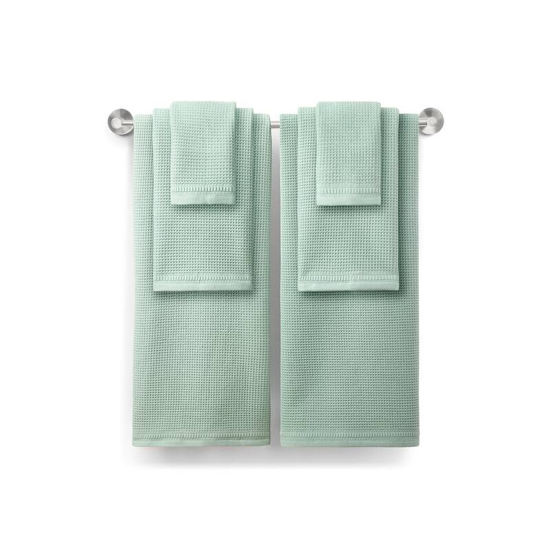Caro Home Oceana Solid Waffle.