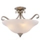 preview thumbnail 7 of 7, Monrovia 17-in W Dual Mount Semi Flush Ceiling Light or Pendant