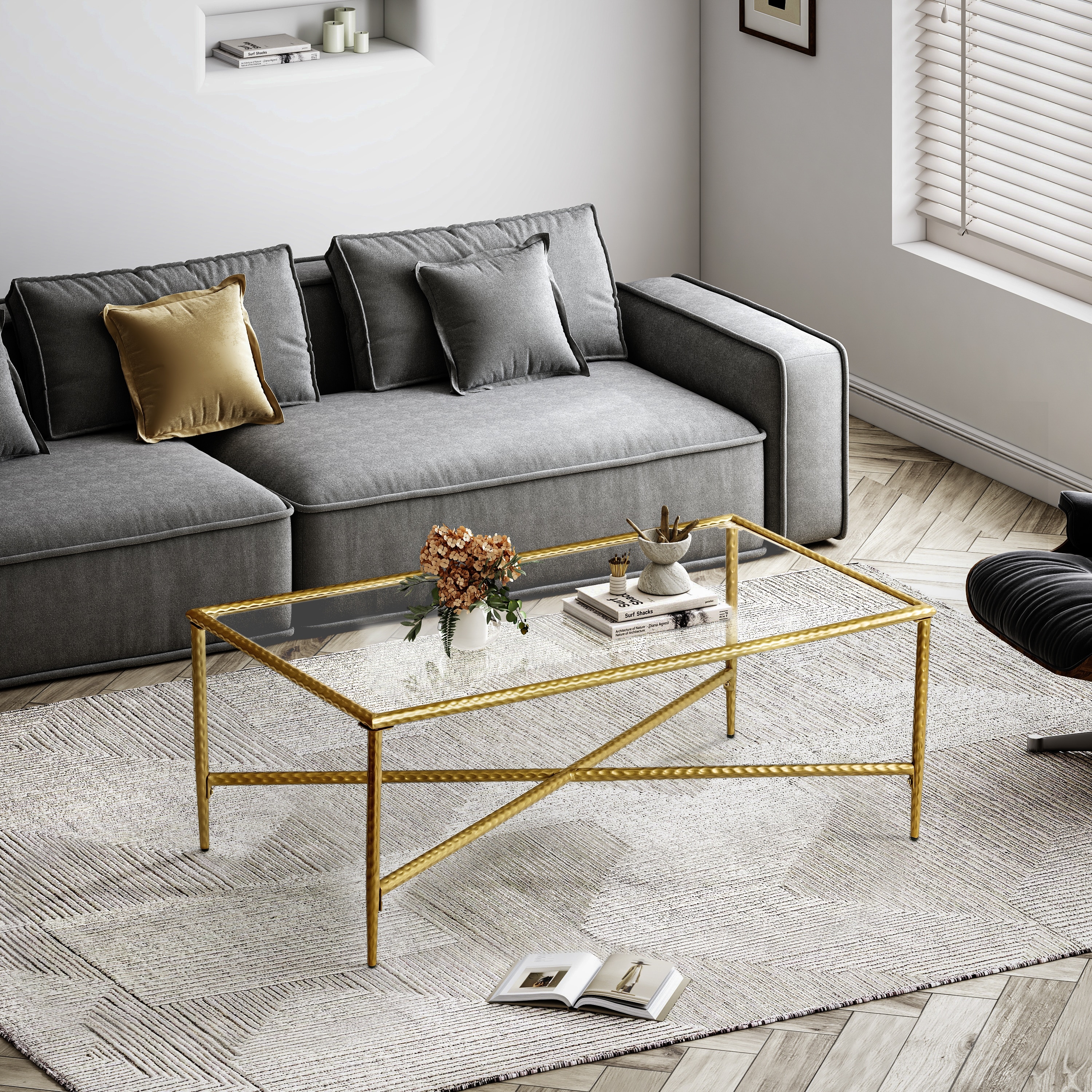 Rectangular Coffee Table - Overstock - 42906295