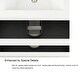 preview thumbnail 90 of 148, Floating Bathroom Vanity with Integrated Resin Top