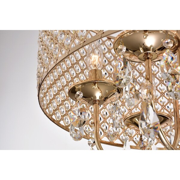Drum light with crystals discount