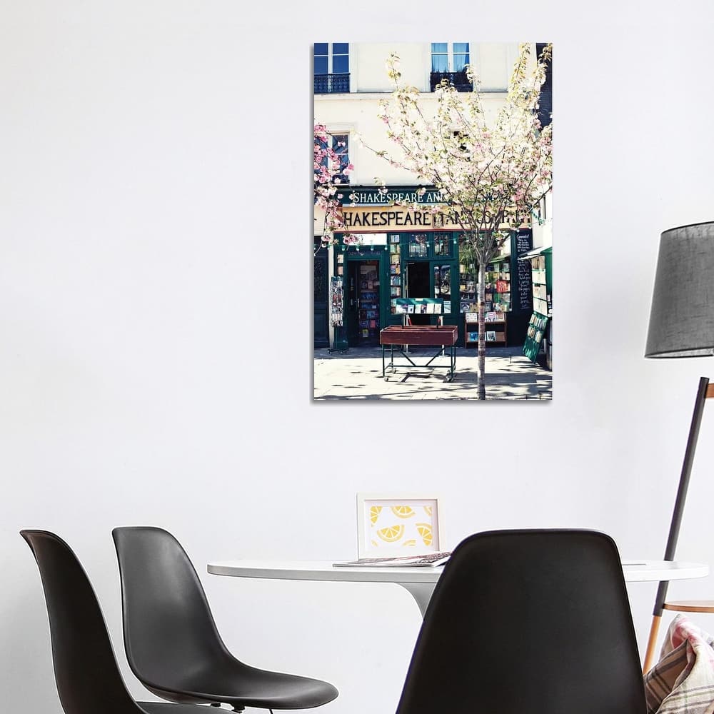 iCanvas "Shakespeare And Co" by Caroline Mint Canvas Print