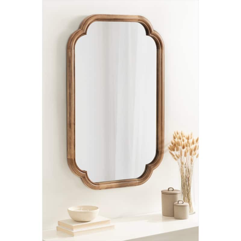 Kate and Laurel Glenby Scallop Wall Mirror