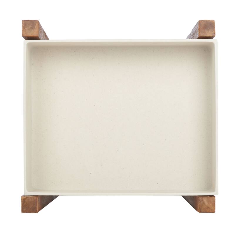 SAFAVIEH Outdoor Madyson 3-Tier Storage Shelf - 15.7" W x 15.7" L x 38.1" H - 15.7" W x 15.7" L x 38.1" H - 16Wx16Dx38H