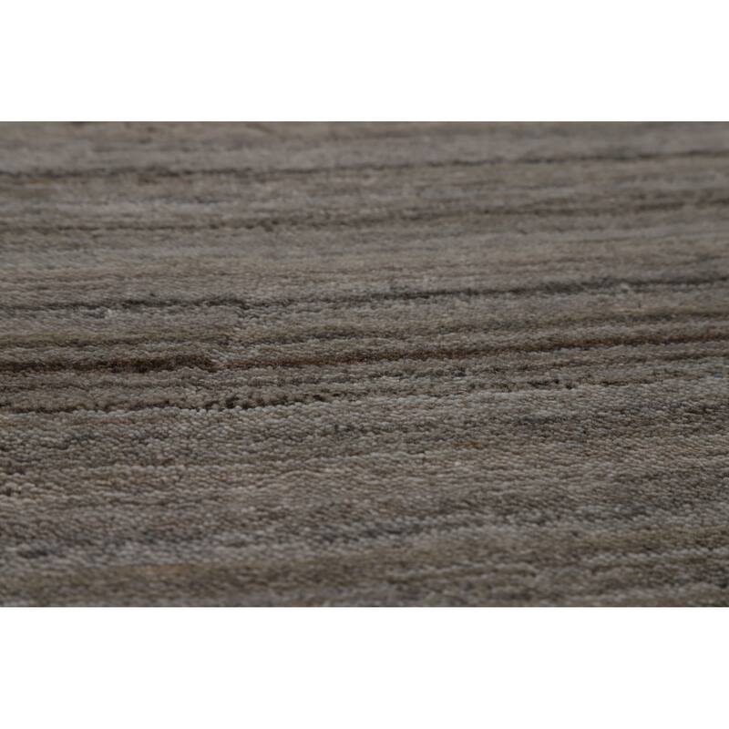 Hand Knotted Oriental 100% Wool Carpet Tribal Tribal Greys & Charcoal Gabbeh Area Rug - 10' 0'' X 8' 3''