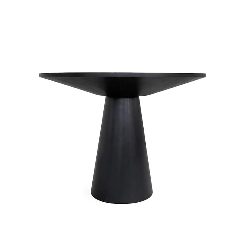 Alpine Furniture Cove 47.5"W Round Counter Height Table, Black