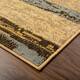 Miranda Haus Geometric Modern Patchwork Polypropylene Indoor Area Rug