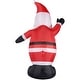 preview thumbnail 14 of 14, Fraser Hill Farm 12-Ft. Tall Traditional Santa, Blow Up Inflatable