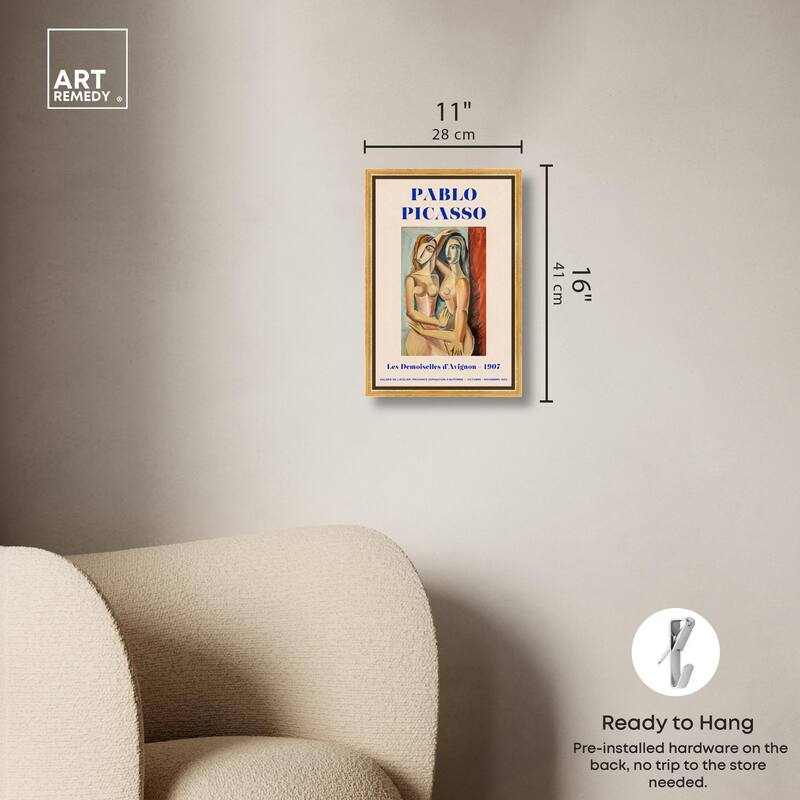 Picasso's Avignon Canvas by Art Remedy