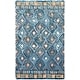 preview thumbnail 22 of 22, SAFAVIEH Handmade Aspen Kulli Bohemian & Eclectic Tribal Wool Rug 3' x 5' - Blue/Gold - Rectangle