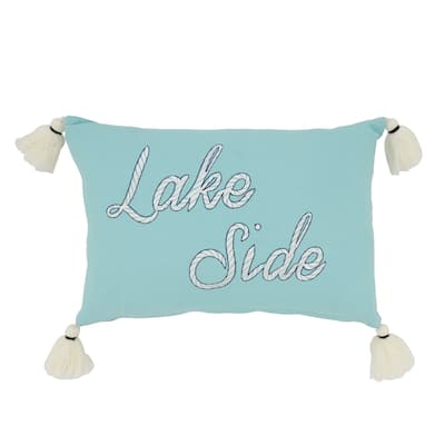 Lake Side Serenity Throw Pillow