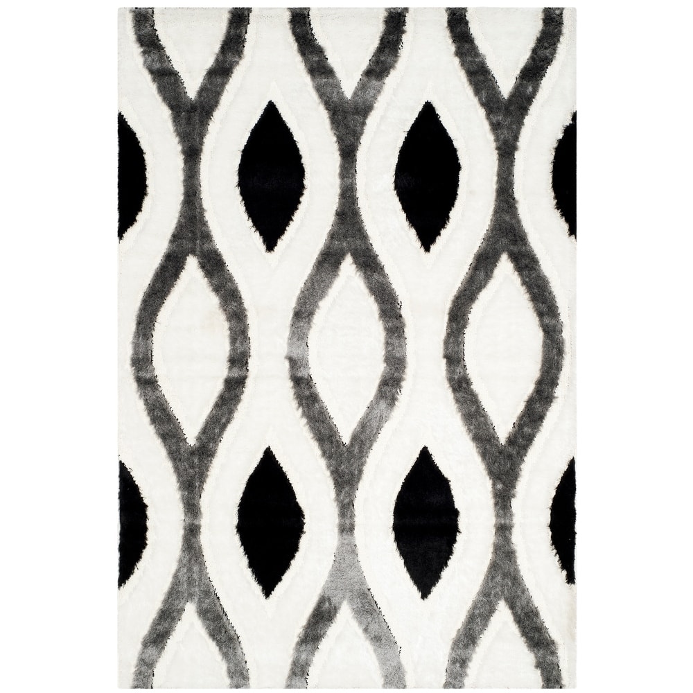 SAFAVIEH Miami Shag Alyette Ogee 1.5-inch Thick Rug