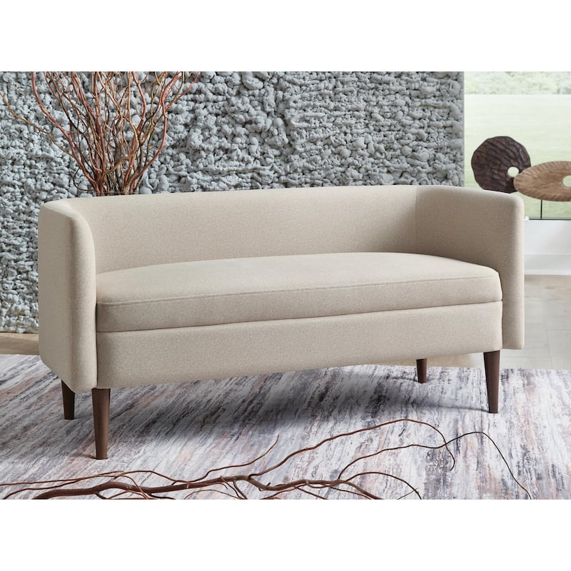 Signature Design by Ashley Wainner Beige/Brown Accent Bench - 52.13" W x 21.25" D x 24.5" H - 52.13" W x 21.25" D x 24.5" H - Beige/Brown