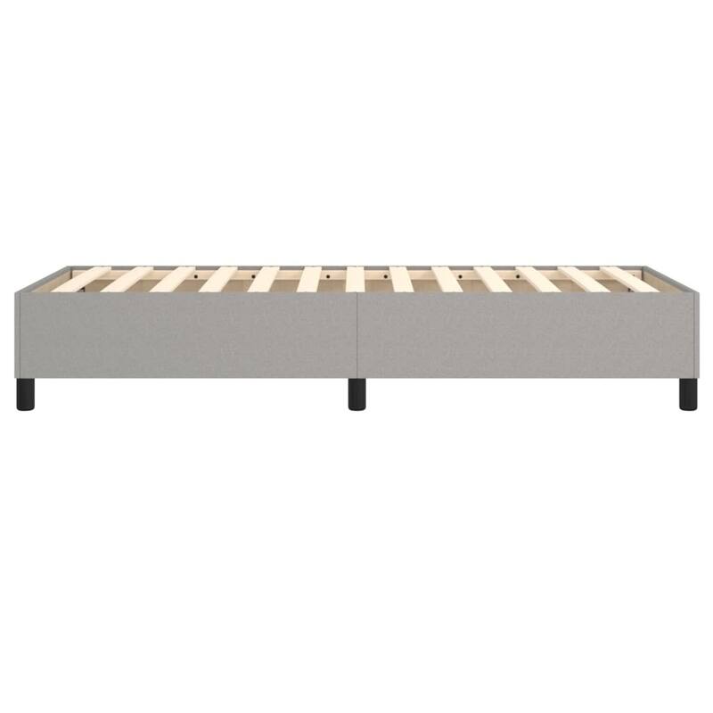 vidaXL Bed Frame Box Spring Platform Bed Mattress Foundation Bedroom Fabric
