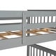 preview thumbnail 39 of 47, Full-Over-Full Bunk Bed with Ladders and Two Storage Drawers