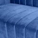 preview thumbnail 4 of 10, Weymouth Contemporary Channel Stitch Velvet Settee by Christopher Knight Home