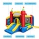 preview thumbnail 5 of 10, Inflatable Bounce House Kids Slide Jumping Castle without Blower - 149.5" x 120" x 84.5" (L x W x H)