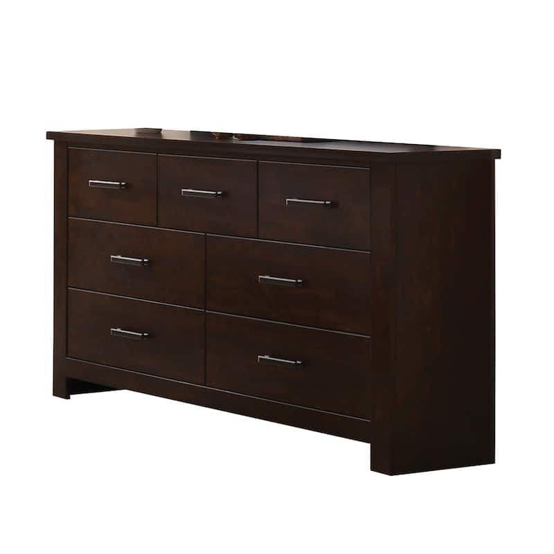 Broderick  Mahogany 7-Drawer Dresser