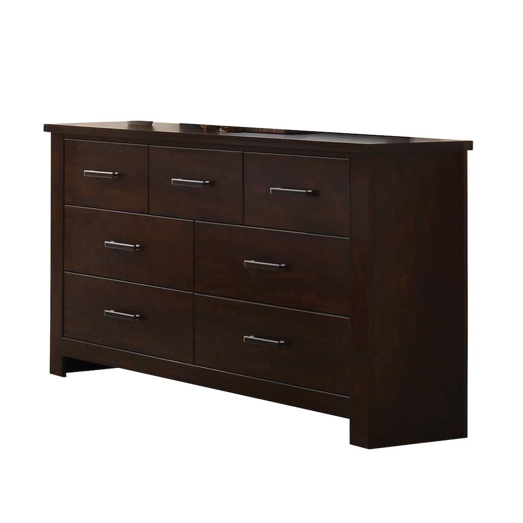 Broderick  Mahogany 7-Drawer Dresser