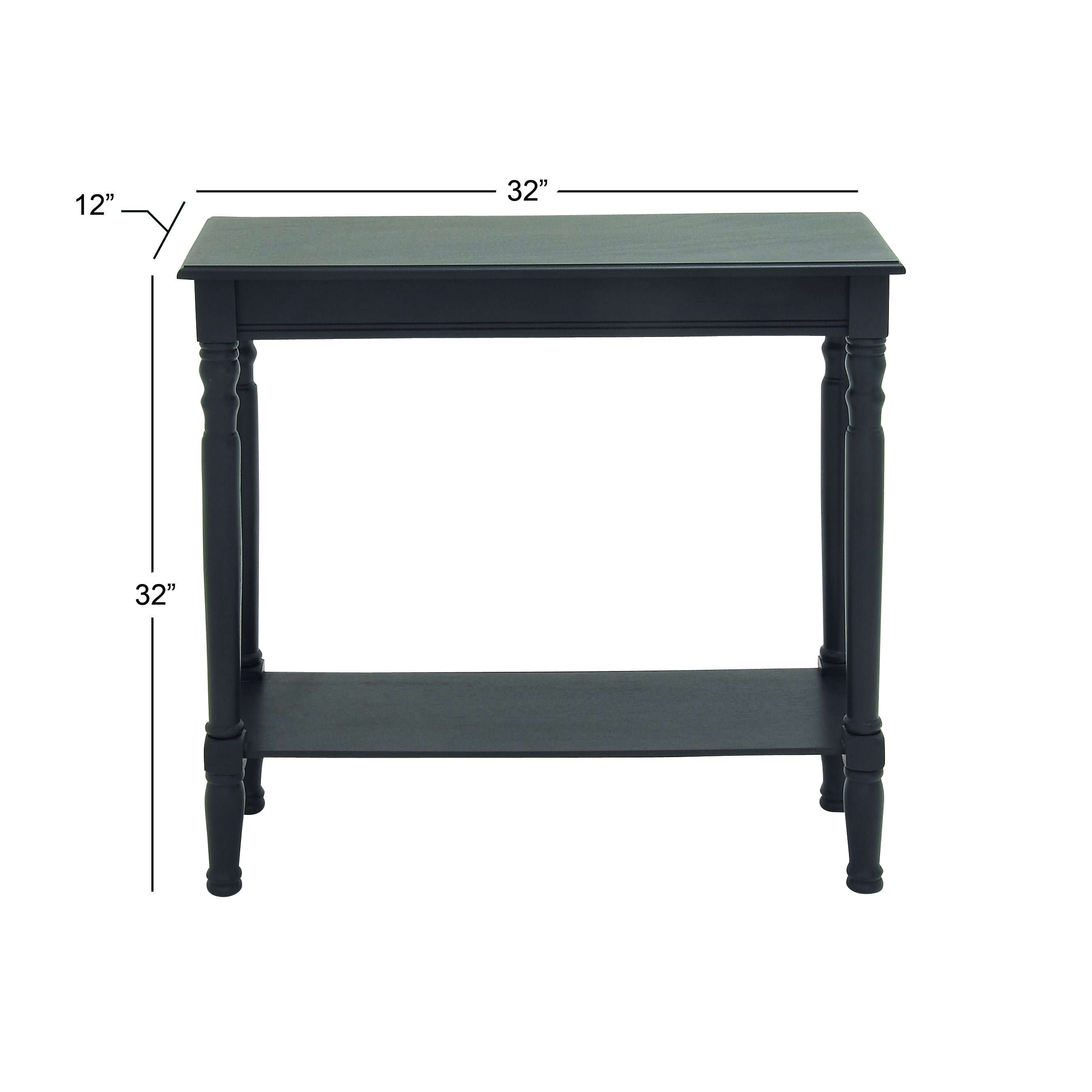 32 high console top table