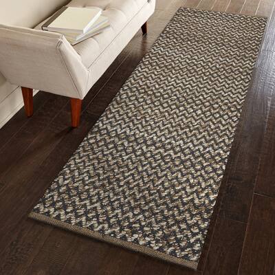 LR Home Reversible Deep Gray Chevron Runner - 2'0" x 5'8"
