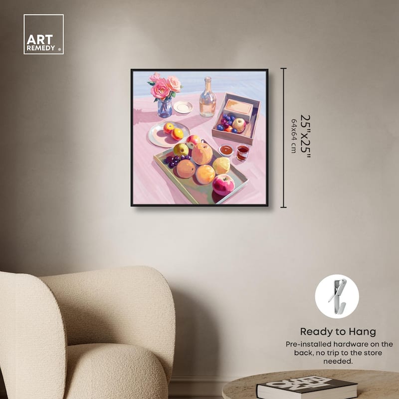 Fresh Fruits Canvas by Art Remedy