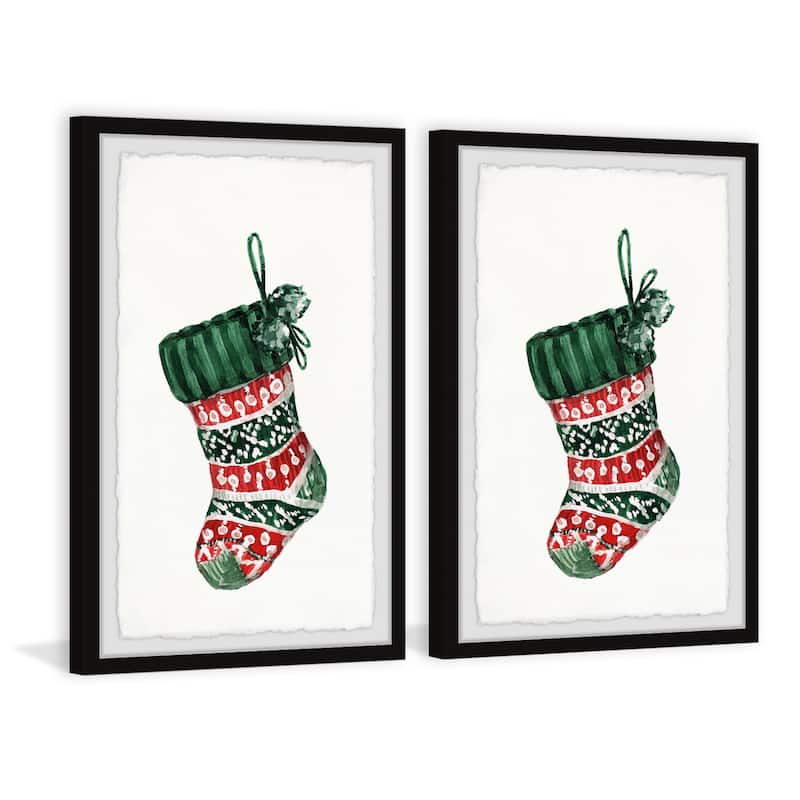 The Socks Are Hung Diptych