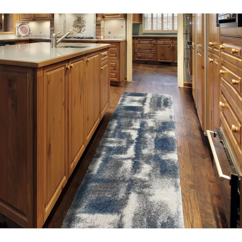 Noori Rug Lux Walsh Abstract Modern 2-inch Thick Shag Rug