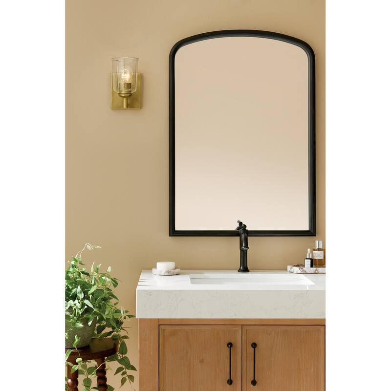 Kichler Lighting Shailene 1-Light Wall Sconce Light with Clear Glass