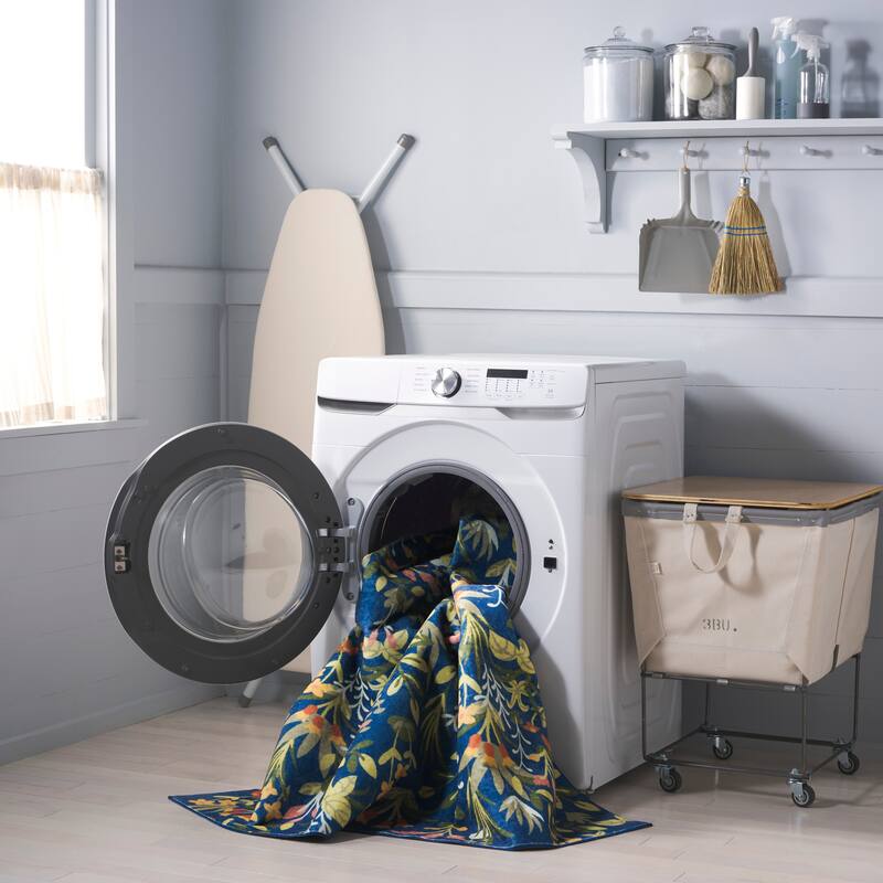 Martha Stewart Kathrin Machine Washable & Slip Resistant Rug
