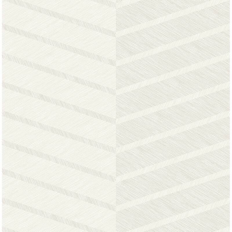 Scott Living Aspen White Chevron Wallpaper