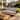 Roomfitters Grey Acacia Wood Three-Seater Outdoor Daybed, Black Flat Rope, UV Resistant Cushions, Patio Lounge Sofa