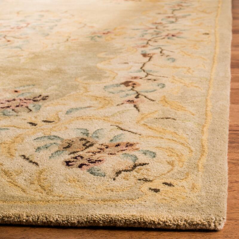 SAFAVIEH Handmade Bergama Achsah Oriental Hand-spun Wool Rug