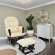 preview thumbnail 28 of 54, Ultimate Nursery Comfort - Glider and Ottoman Set with Reclining Cushion Chair, Rocker Chair with Padded Back and Armrests