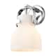 Option Polished Chrome / Matte White