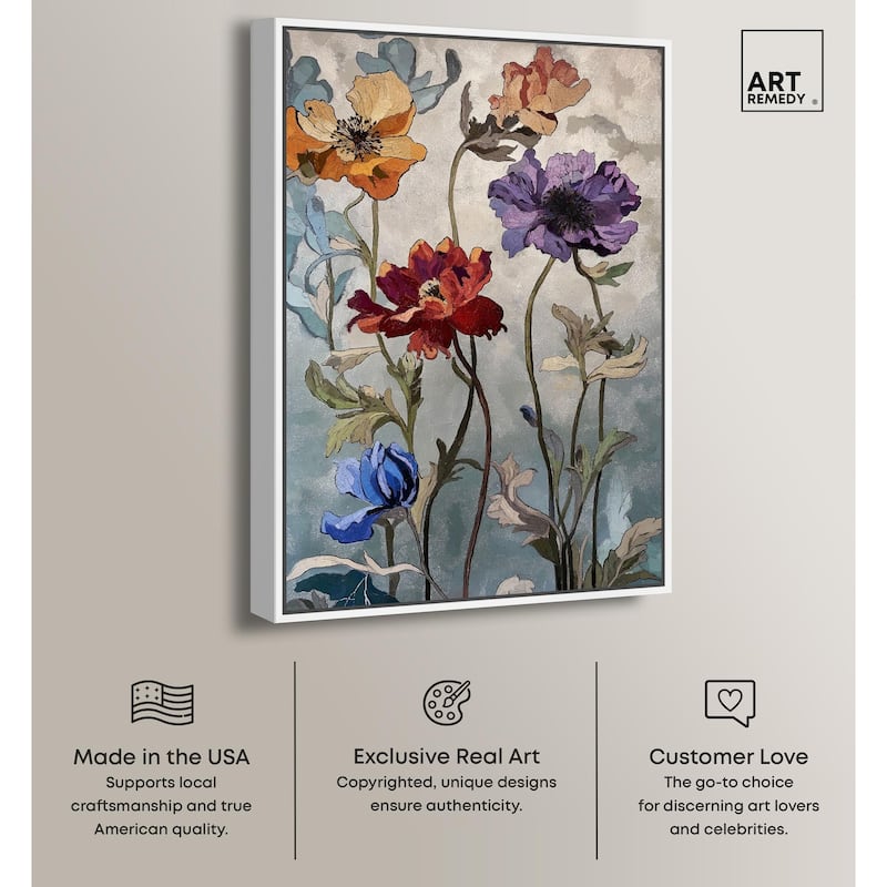 Hued Blossom I Canvas by Art Remedy