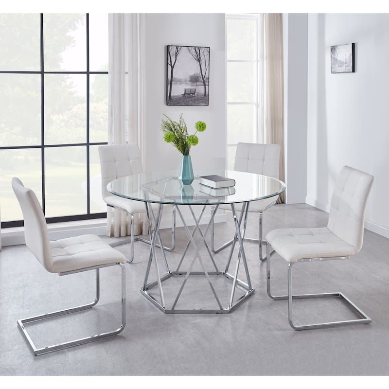 Steve Silver Estelline Breuer Style Side Chairs, Set of 2