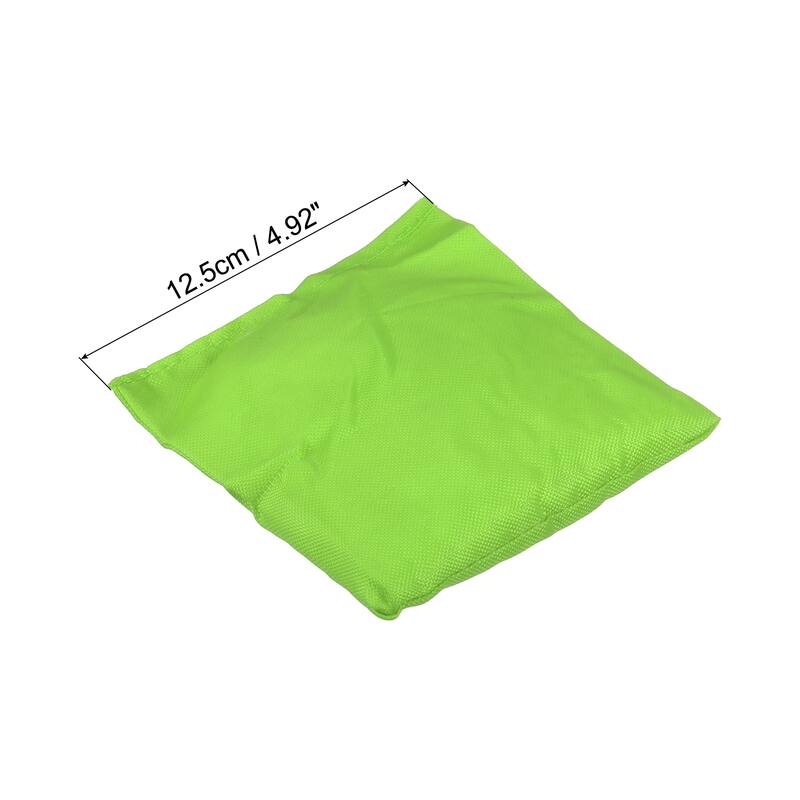 Cornhole Bean Bags 5Pcs Canvas Sandbag for Carnival Outdoor Party Game - Green