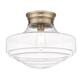 Option Modern Brass with Clear Glass