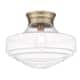 Option Modern Brass with Clear Glass