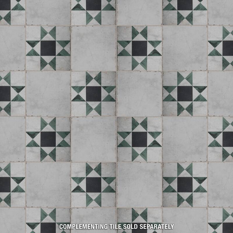 Merola Tile Renaissance Blanco 7-7/8" x 7-7/8" Porcelain Floor and Wall Tile