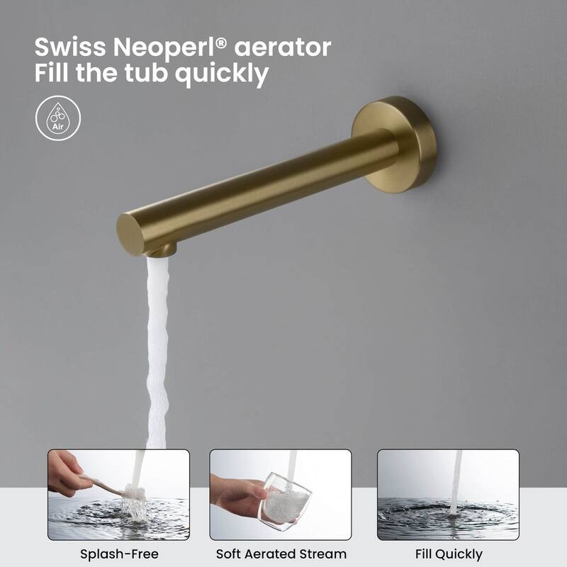Pressure Balanced 3-Function Shower System with Rough-In Valve