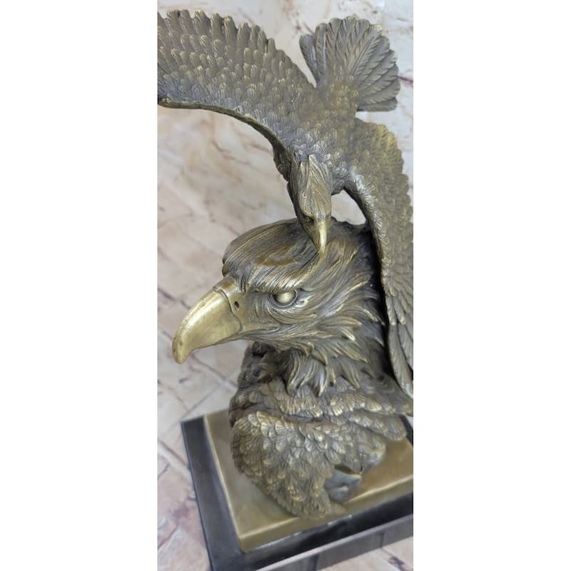Large American Bald Eagle Hot Cast Bronze Sculpture Figurine Figure Statue Deal