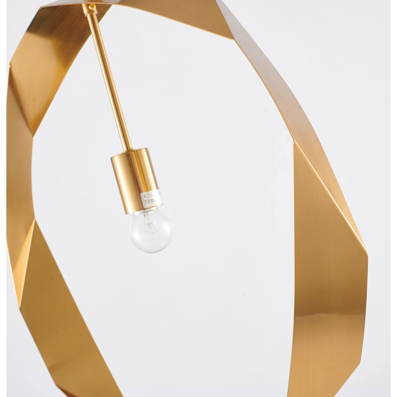 Crystal Pendant Light - Modern Ceiling Mount Fixture, Metal Hanging Lamp, 20 Inch Artistry Design