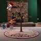 preview thumbnail 8 of 51, Glitzhome 21"L LED Embroidered Linen Reindeer Cat Dog Christmas Stockings