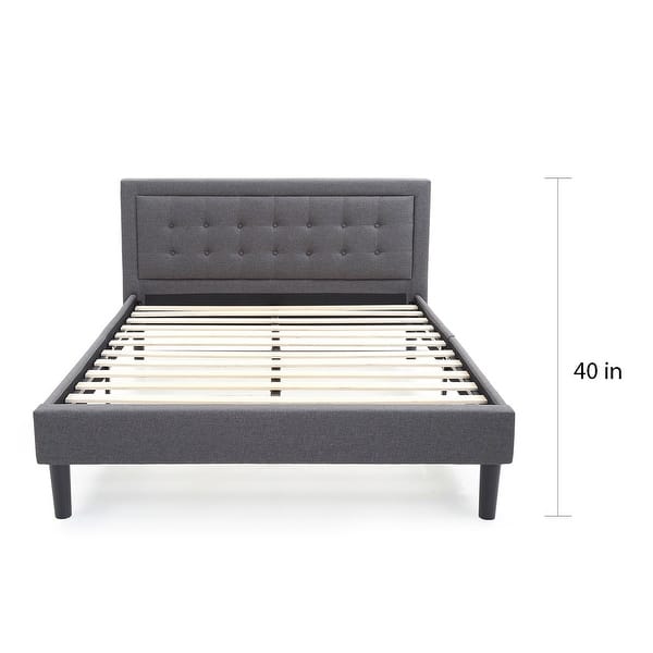 Classic Brands Mornington Upholstered Platform BedMetal Frame Bed