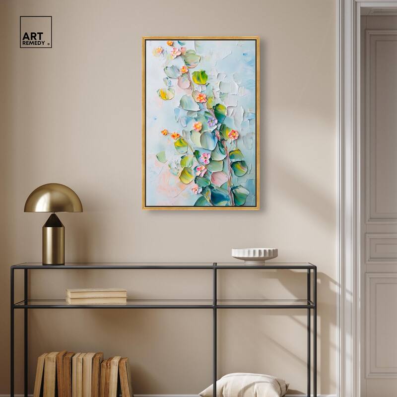 Textured Tendrils I Canvas by Art Remedy