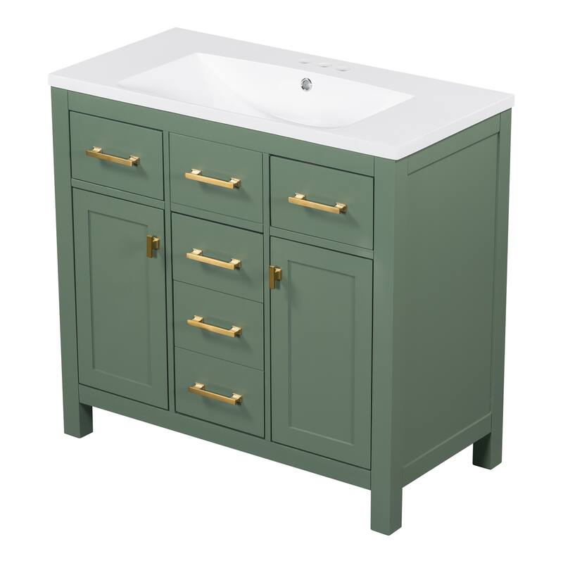 36" Bathroon Storage Cabinet Vanity