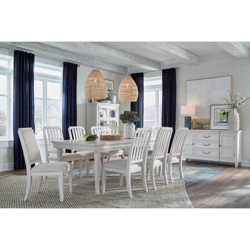 Magnussen Home Willowbrook Egg Shell White Buffet - 64''W x 18''D x 36''H